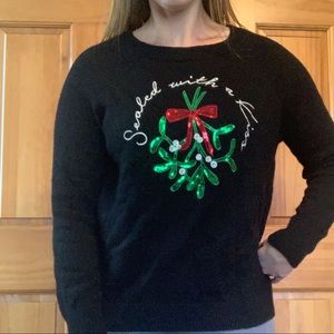 H&M Holiday Mistletoe Sweater